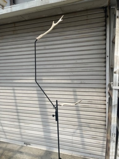 鹿の角　ランタンスタンド　ランタンハンガー 2段