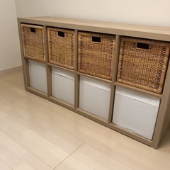 IKEA カラックス 77x147 cm 収納ボックス付の画像