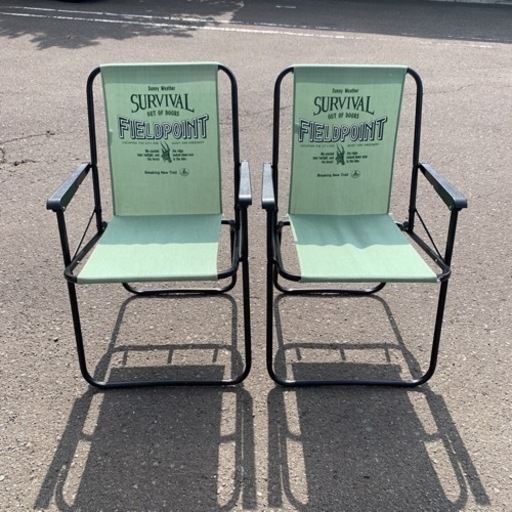 希少　初期　2脚 キャプテンスタッグ ハイチェア ローバーチェア ヴィンテージ