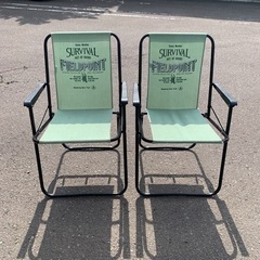 希少 初期 2脚 キャプテンスタッグ ハイチェア ローバーチェア