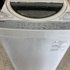 ◼️【中古品】TOSHIBA 東芝 電気洗濯機 AW-6G6 2019年製 