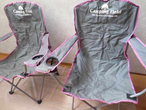 ２脚 アームレストチェア  Camping Field 折り畳みイス 椅子 アウトドアチェア