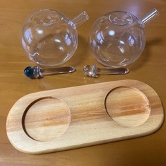 ラウンドコレクション調味料入れ2個セットの画像