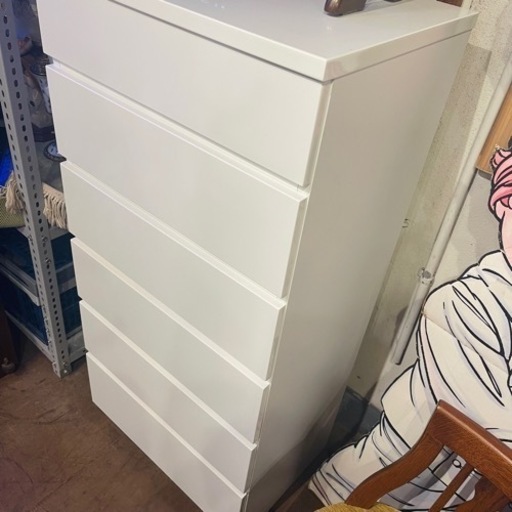 ニトリ NITORI チェスト ハイチェスト 6段 大容量 60幅 FOW タンス