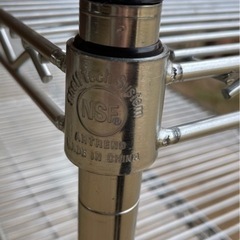 ラック 棚 什器 スチール シルバーの画像