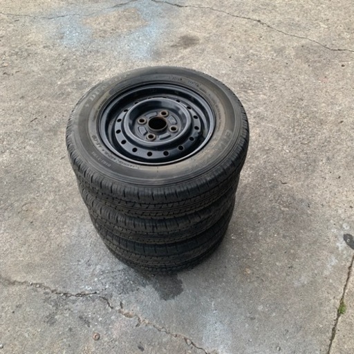 145R12 6PR 軽トラ、箱バンに　4本セット！