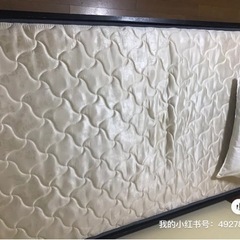 シングルマットレス＆ベッド枠　無料 