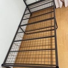 【受渡者決定済】ベッド　パイプベッド　マットレス付き