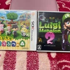 とびだせどうぶつの森&ルイージマンション2 3DSソフト