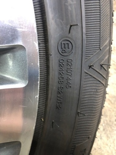 (現金決済)夏タイヤ　205/55R17 ホンダ純正アルミ4本セット