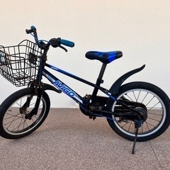 自転車　16型　補助輪有り