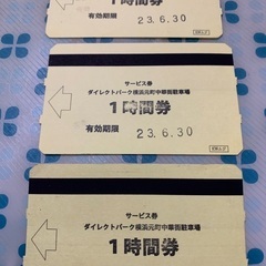 ダイレクトパーク横浜元町中華街で使えるサービス券