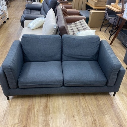 2人掛けソファー　ブラック　売ります！