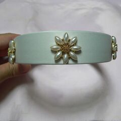 パールデイジーカチューシャ★アイボリー 1個の画像