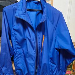 長袖空調服　青（スタッフブルゾン）サイズL