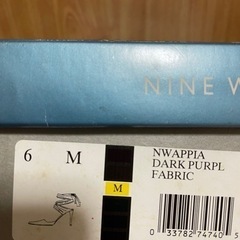 未使用品 NINE WEST ナインウェスト プッチ風パンプス　ヒール9.5cmの画像