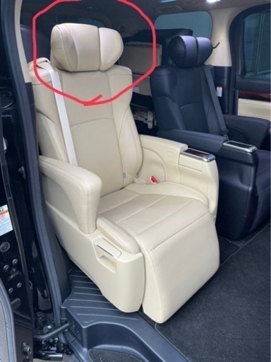 30アルファード　GF用本革ヘッドレスト一個