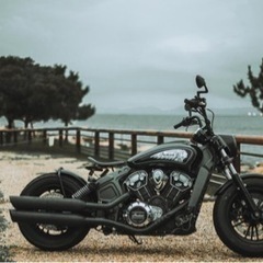インディアン　スカウト2015低走行 Indian scout アメリカン　大型　ハーレー　ボバー　フルカスタムの画像