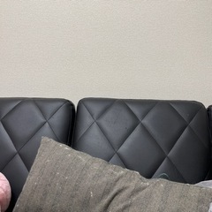 lowya ソファ　黒の画像