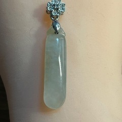 本翡翠 ペンダント ネックレス 福瓜 ミャンマー産 天然翡翠 氷ヒスイ