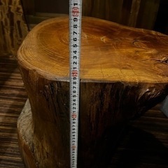 【お引渡先決定品】ウッドスツール(丸太)3の画像