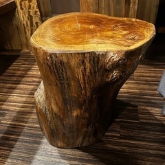 【お引渡先決定品】ウッドスツール(丸太)3
