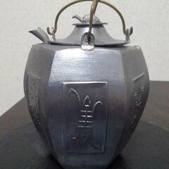 アンティーク 中国 六角酒器 急須