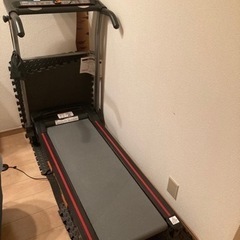 折り畳み式ルームランナー　防音マット付き