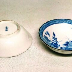 ◆取引条件有り◆未使用新古品◆ 有田焼・昭峰作 菊花小鉢 x3客（約3.5㎝高x11㎝φ）の画像