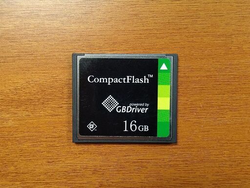 【TDK製 CFカード】【16GB】産業用 高速・高性能コンパクトフラッシュ GBDriver