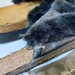 無料 <訳あり/補修が必要です！> ローリーズファーム サンダル 厚底 黒 24.5 <7/25までの期間限定掲載>の画像