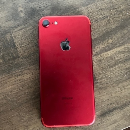 iPhone7 128G RED 本体のみSIMフリー
