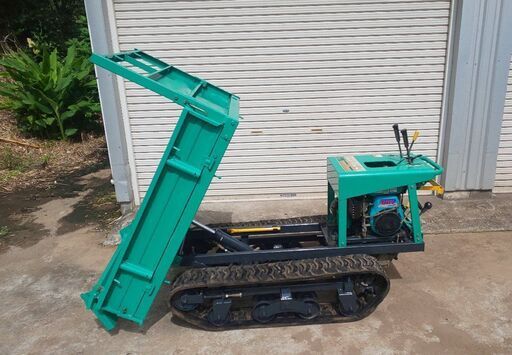 鹿児島発　築水キャニコム　油圧ダンプガソリンエンジンクローラー運搬車BC40