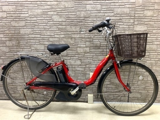 東京23区配達無料　新基準　ヤマハ　パスナチュラ　新品バッテリー12.3Ah リチウム 電動自転車 中古 ⑧