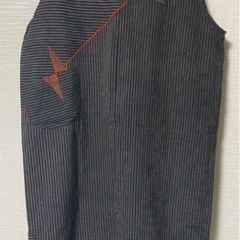 古布 着物 リメイク ワンピース 柿渋染の画像