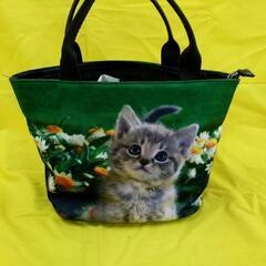 猫柄トートバックの画像