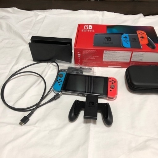 ニンテンドースイッチ　ネオンブルー