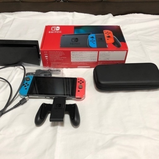 ニンテンドースイッチ　ネオンブルー