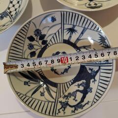 西海陶器 波佐見焼　染付紋　8枚セットの画像