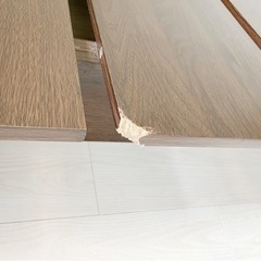 【大阪市内送料無料】LOWYA ベッドフレーム　セミダブル　ダブル　ブラウン ベッド下収納の画像