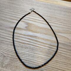 ラスト1本のみ‼️No.271✨魔除け✨自己改善【ブラックスピネル　ネックレス】ジモティー特別価格‼️の画像