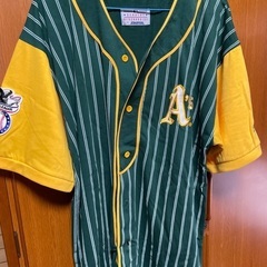 メジャーリーグ　オークランド　アスレチックス　ユニフォーム　スターターLサイズの画像