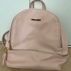 中古　リュック　パステルピンク
