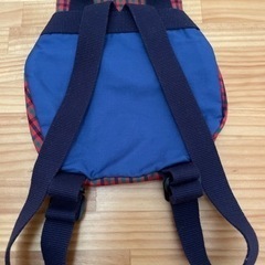 【お取引決定】ファミリア　チェックのリュックの画像