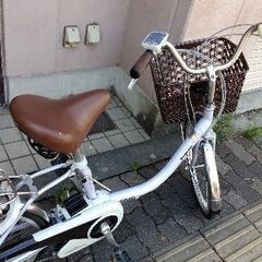 (本体のみ)Panasonic [VIVI SS]20吋 電動アシスト自転車 内装3段/パープルの画像