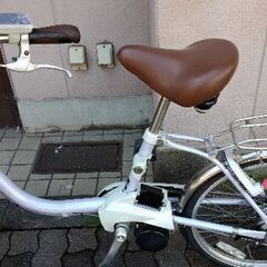 (本体のみ)Panasonic [VIVI SS]20吋 電動アシスト自転車 内装3段/パープルの画像