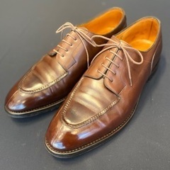 エイプロンのスキンステッチが美しい9 1/2Eのロブ。傷、シワあ...