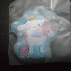 【未使用】サンリオ　SANRIO　シナモンロール　ユニコーン　ネームタグ　すかいらーく　ガチャ　カプセルトイ　おまけ付 の画像