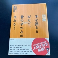 手を添えるだけで、骨のゆがみがなおる！