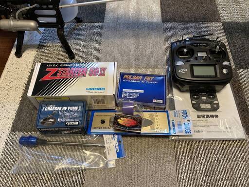 HIROBO SDX SWM-System 50クラスエンジン搭載 プロポ・始動キット込み　メカ組込・設定済 未完成品